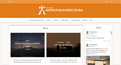 Desktop Screenshot of antropologinenseura.fi